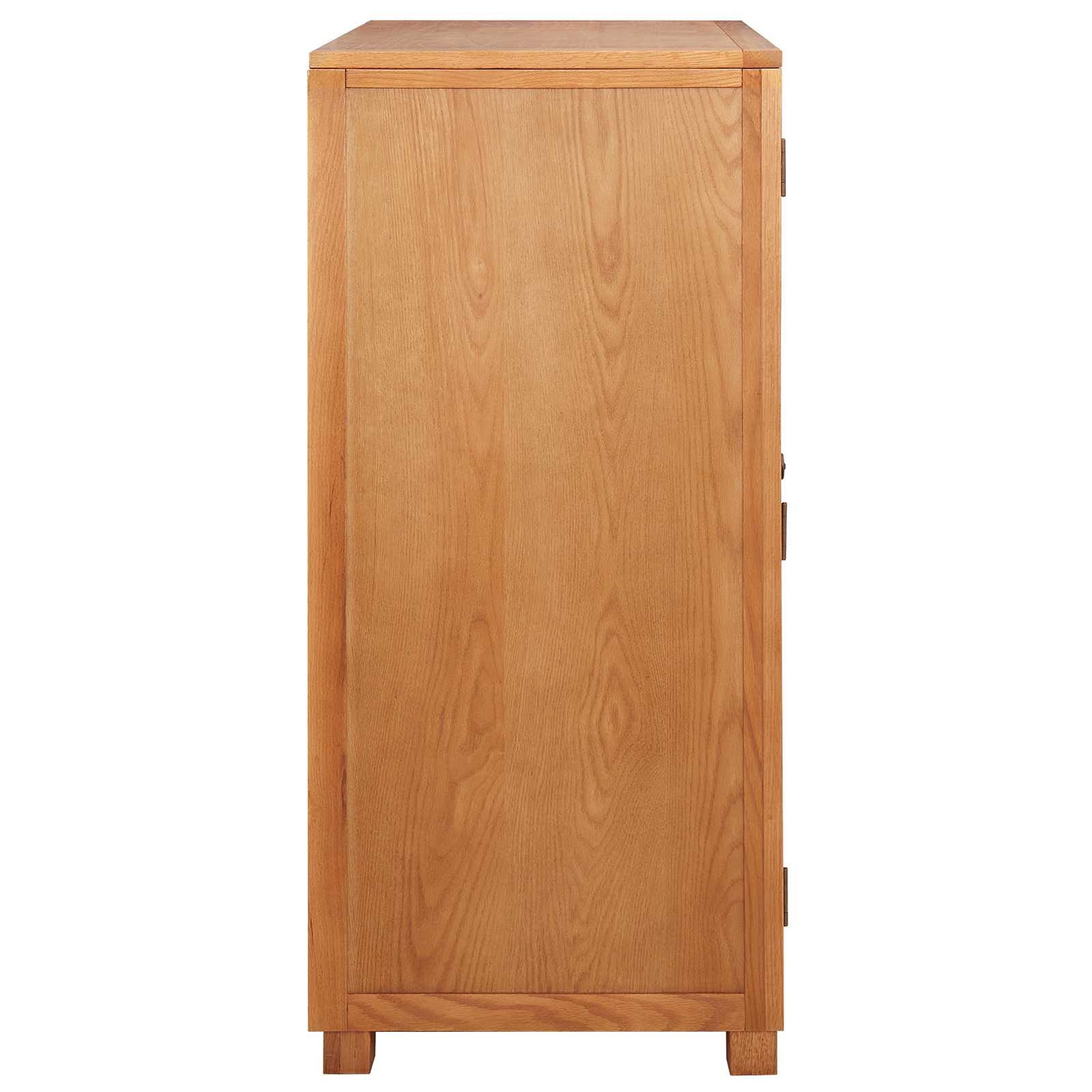 Kleiderschrank Braun 80 x 50 x 115 cm Massives Eichenholz