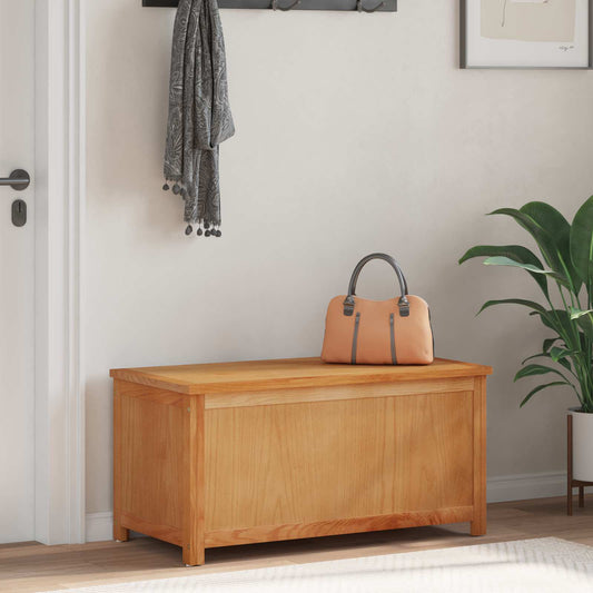 Aufbewahrungsbox 90 x 45 x 45 cm Massives Eichenholz