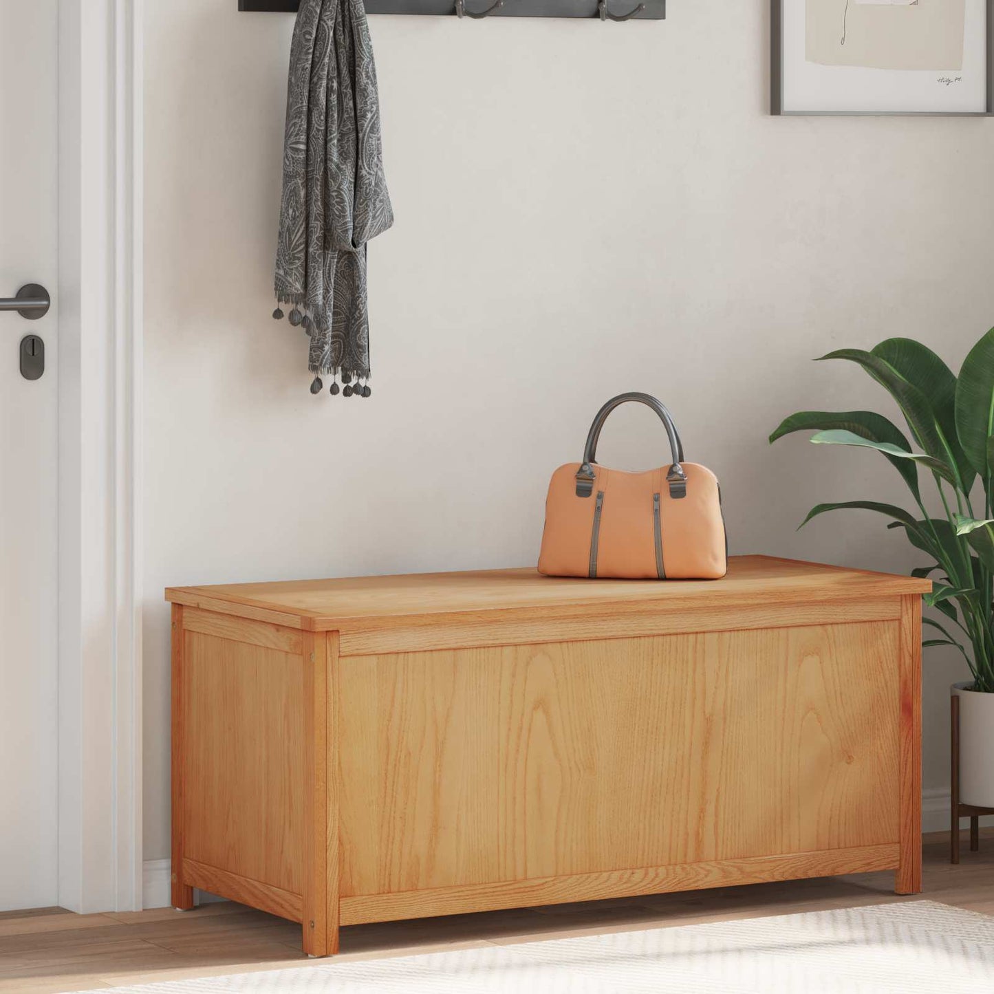 Aufbewahrungsbox 110 x 45 x 45 cm Massives Eichenholz