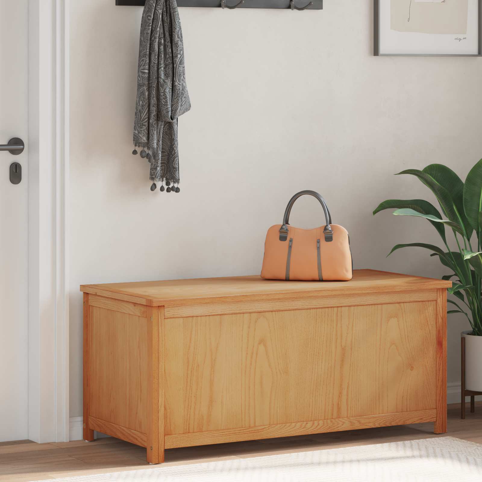 Aufbewahrungsbox 110 x 45 x 45 cm Massives Eichenholz