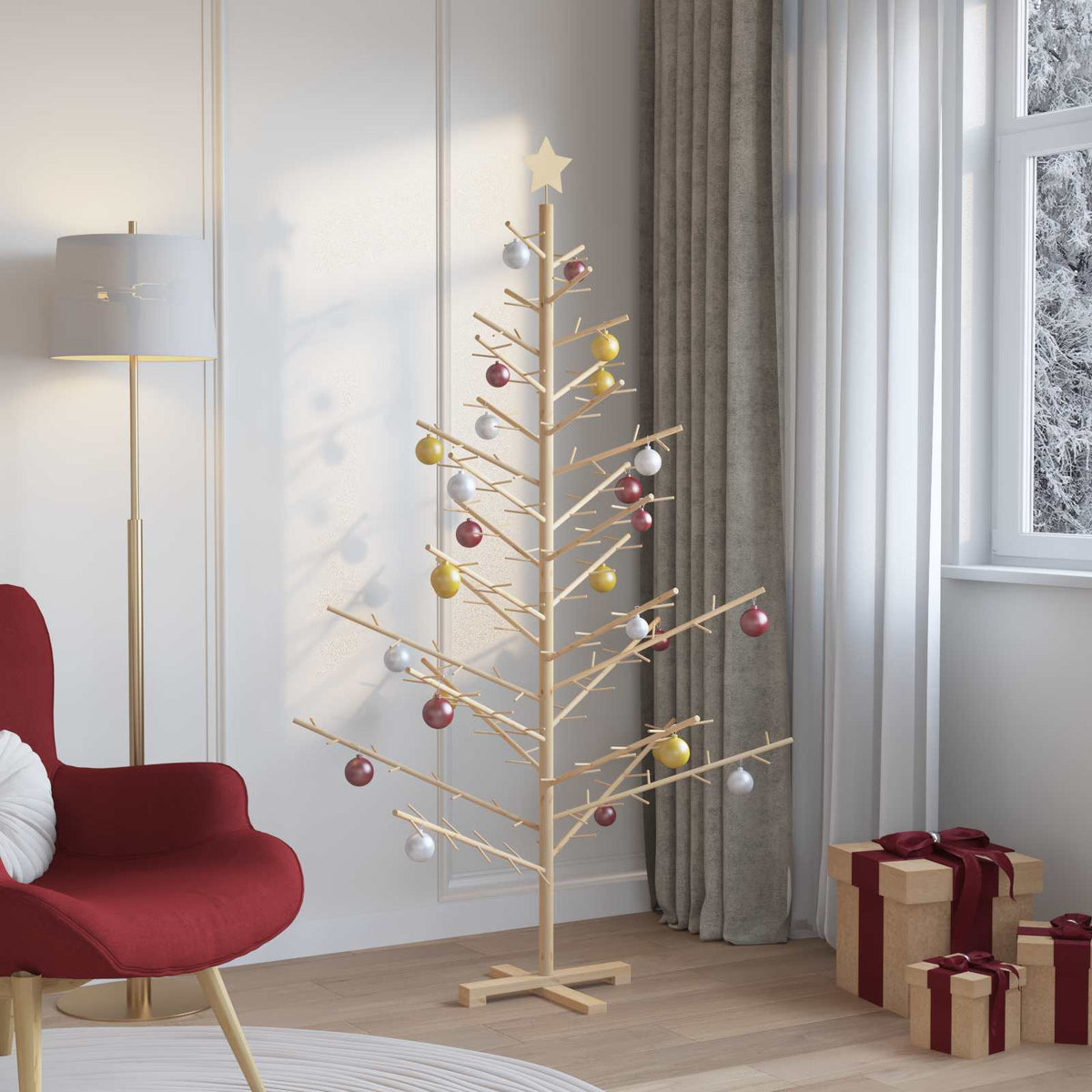 Holz Weihnachtsbaum KOTKA 180 cm