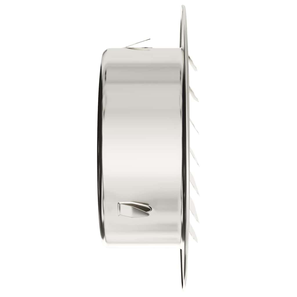 Lüftungsgitter 4 Stk. Silber 100 mm Edelstahl