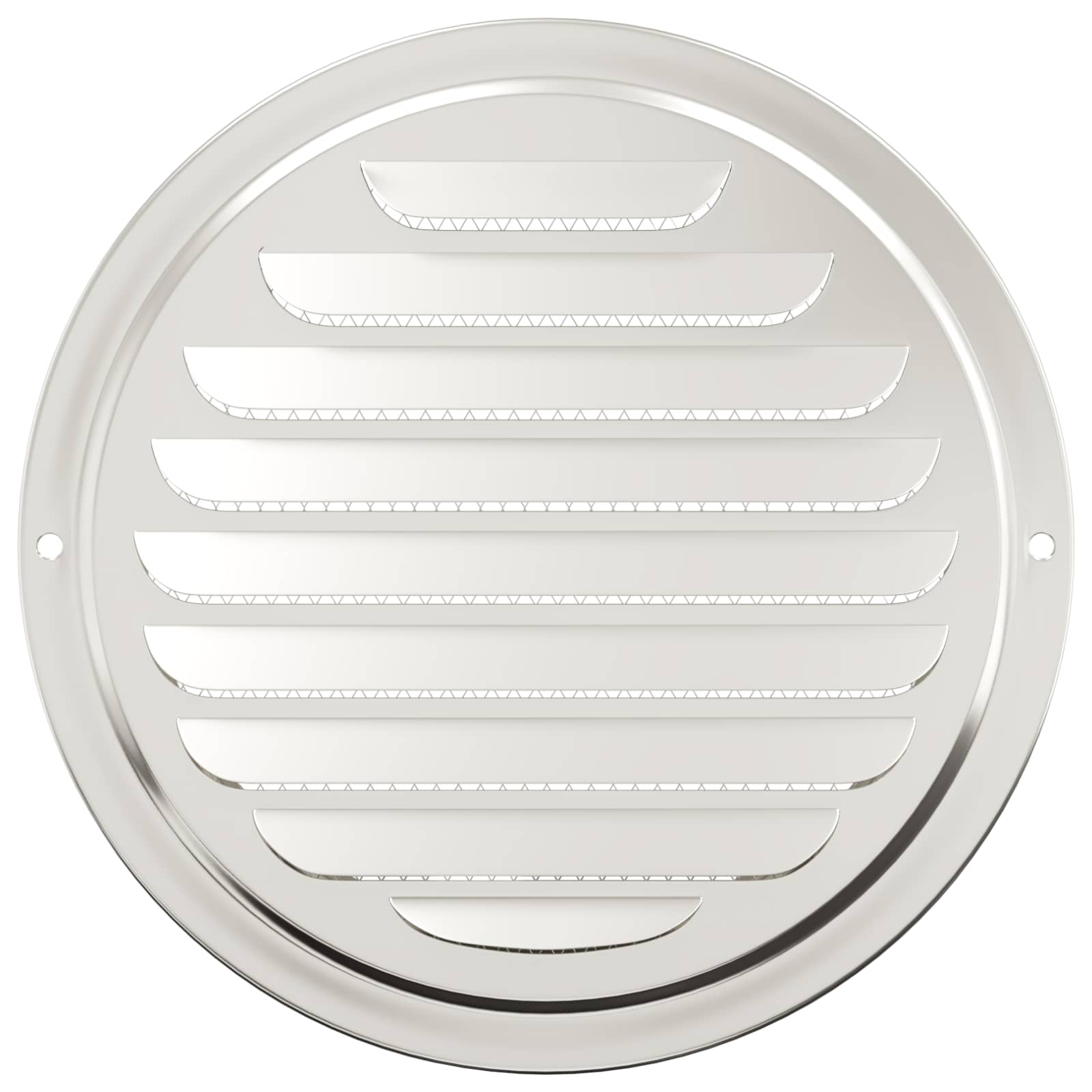 Lüftungsgitter 4 Stk. Silber 150 mm Edelstahl