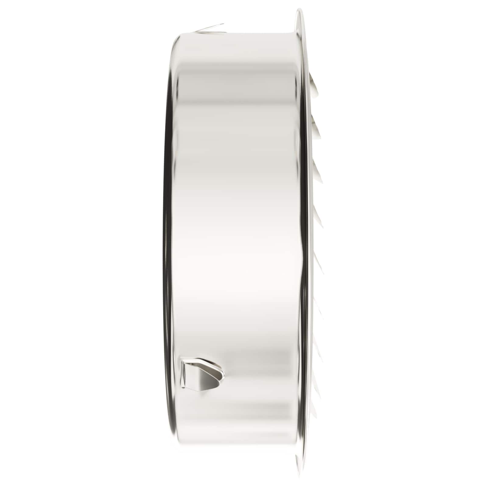 Lüftungsgitter 4 Stk. Silber 150 mm Edelstahl