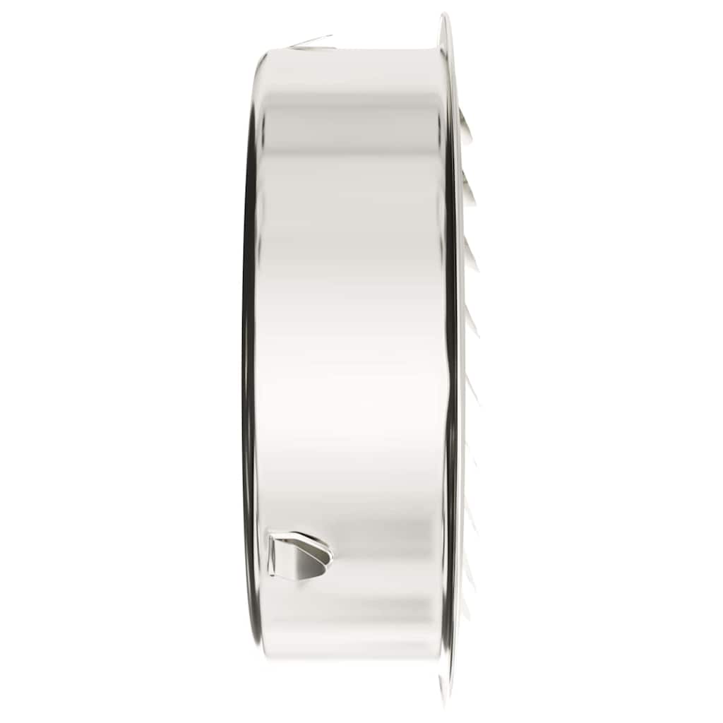Lüftungsgitter 4 Stk. Silber 200 mm Edelstahl