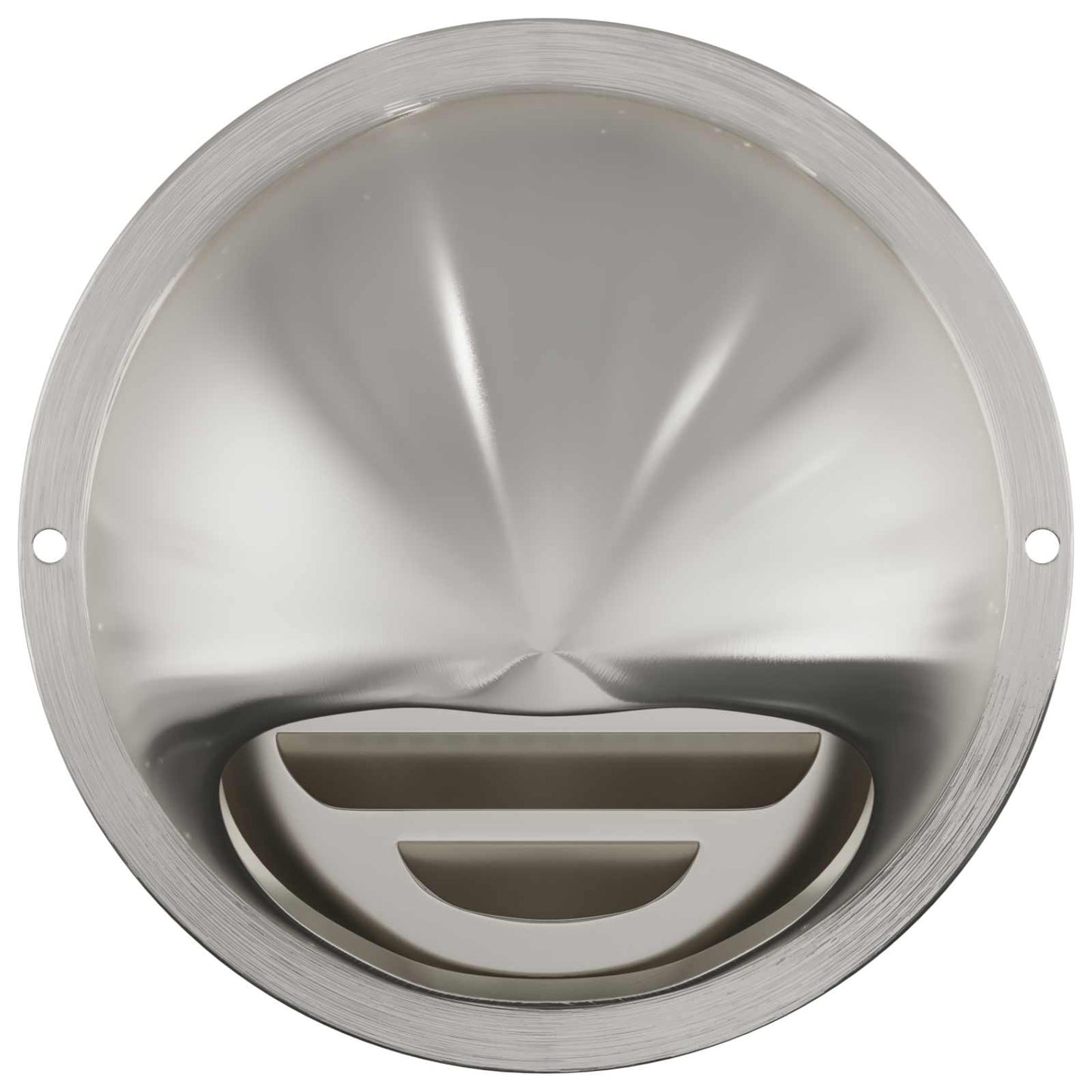 Lüftungsgitter 2 Stk. Silber 80 mm Edelstahl