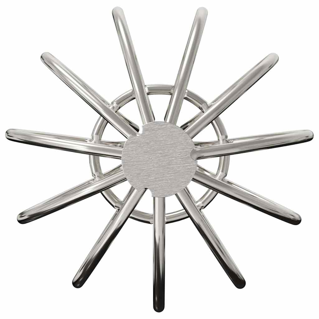 Dachrinnenblattschutz 2 stk. Silber 50 mm Edelstahl
