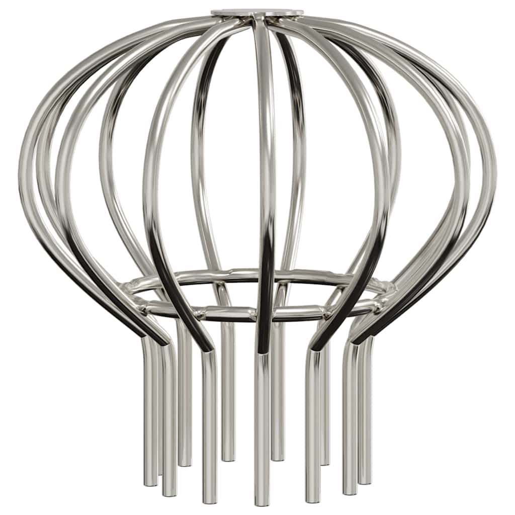 Dachrinnenblattschutz 2 stk. Silber 75 mm Edelstahl