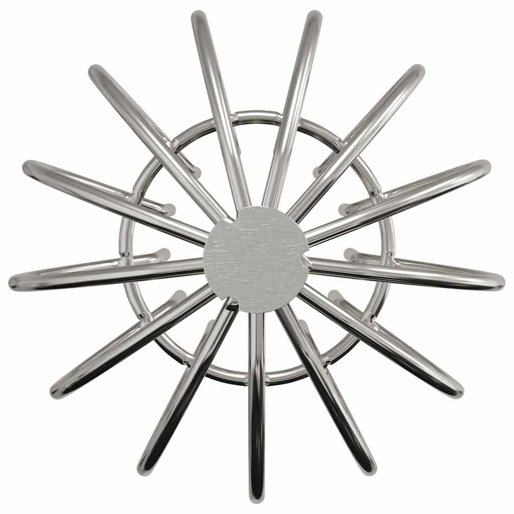Dachrinnenblattschutz 2 stk. Silber 75 mm Edelstahl