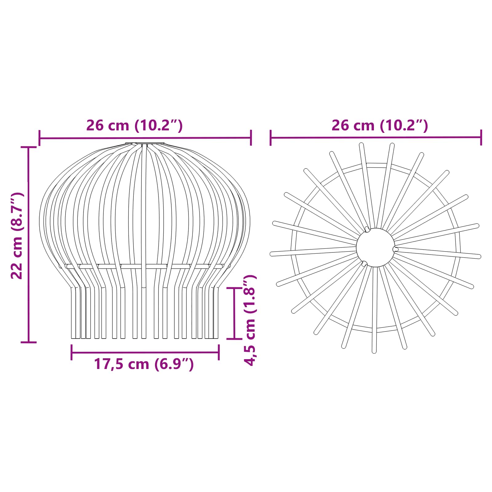 Dachrinnenblattschutz 8 stk. Silber 200 mm Edelstahl