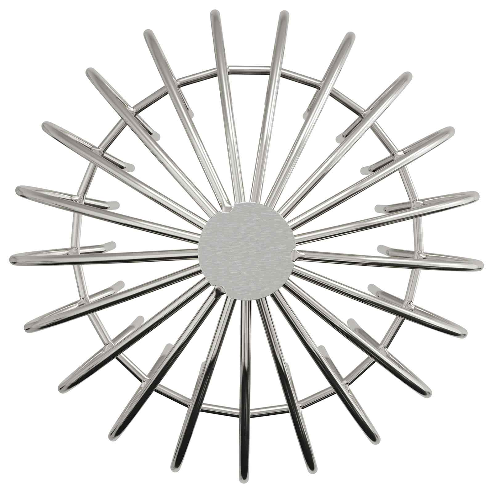 Dachrinnenblattschutz 8 stk. Silber 200 mm Edelstahl