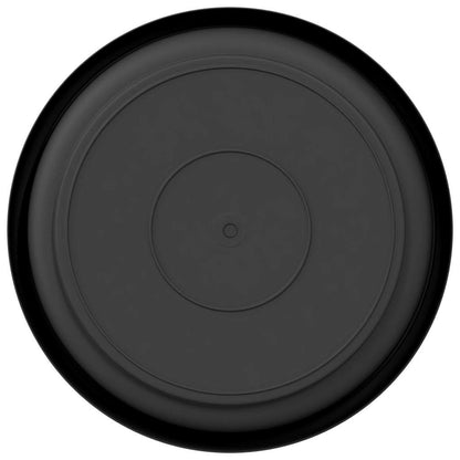 Runde Blumenplatte 6 stk. Schwarz Ø 15,5 x 2 cm Kunststoff