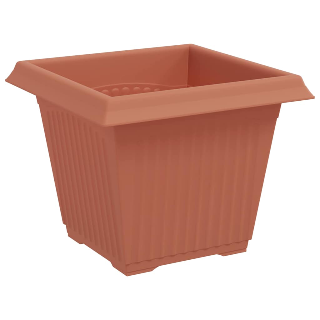 Quadratischer Blumentopf 24 Stk. Ziegelrot 20 x 20 x 16 cm