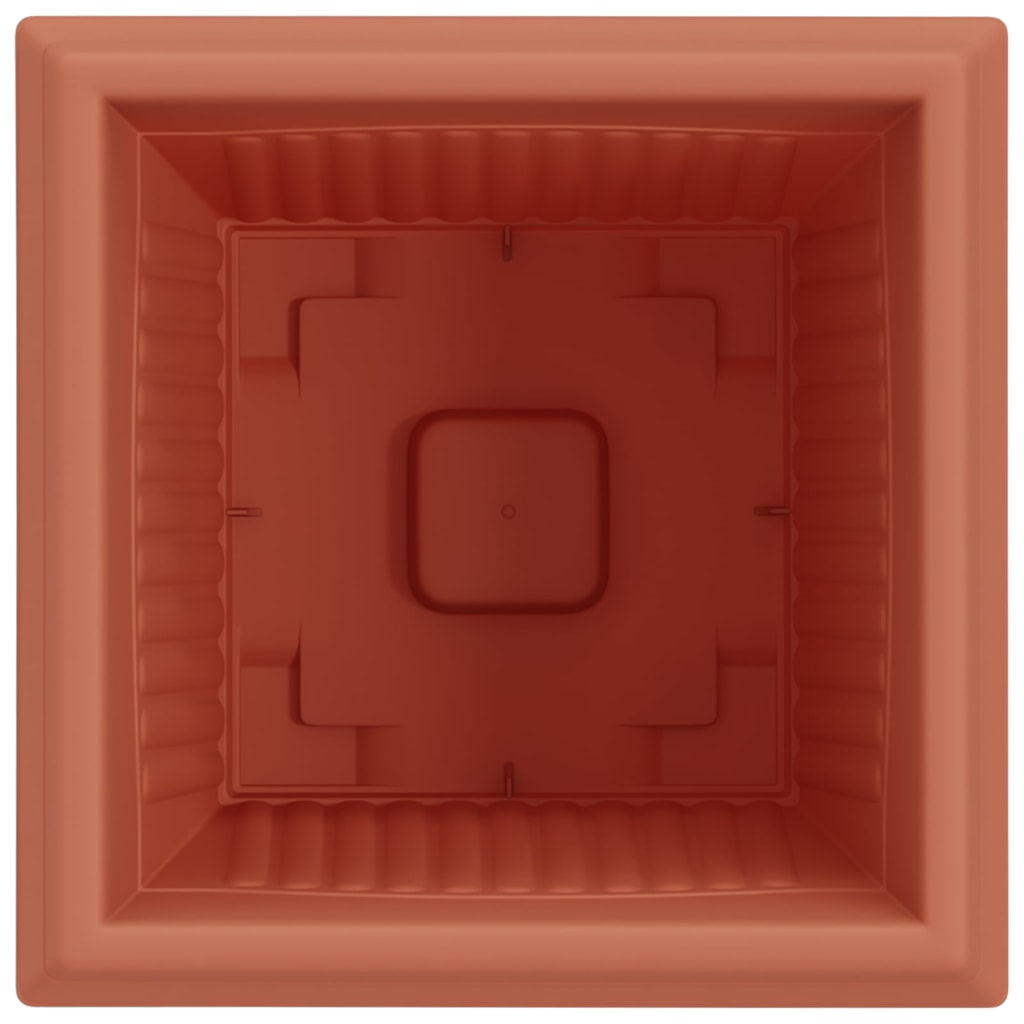 Quadratischer Blumentopf 24 stk. Ziegelrot 38 x 38 x 30 cm
