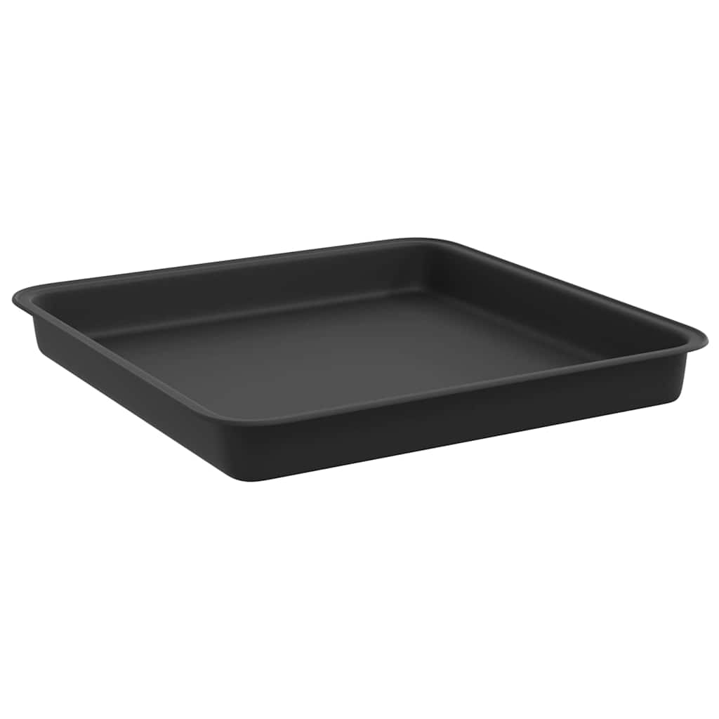 Quadratisches Blumentablett 24 Stk. Schwarz 18 x 18 x 2 cm