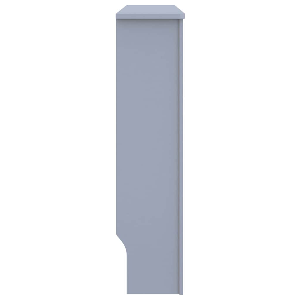 Heizkörperabdeckung 2 stk. Grau 112 x 19 x 81,5 cm