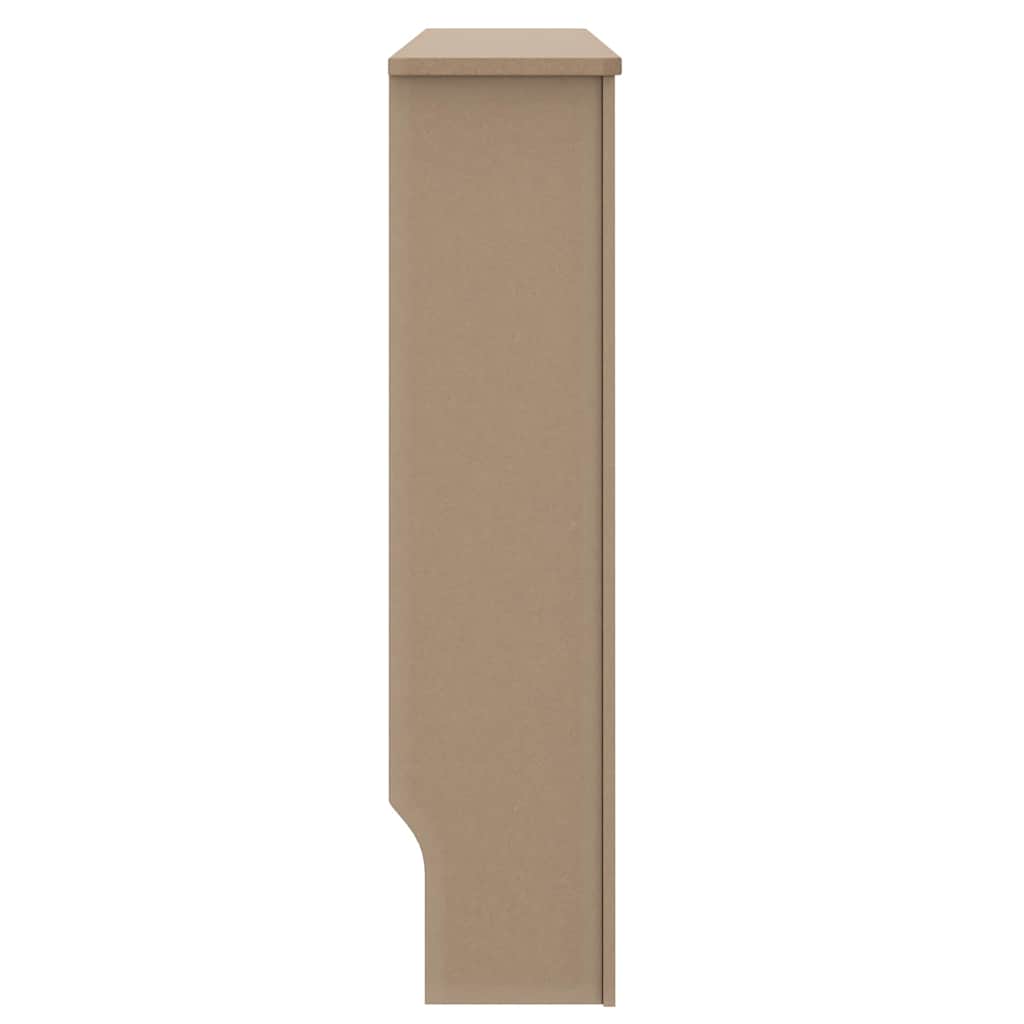Heizkörperabdeckung 2 pcs Braun 152 x 19 x 81,5 cm
