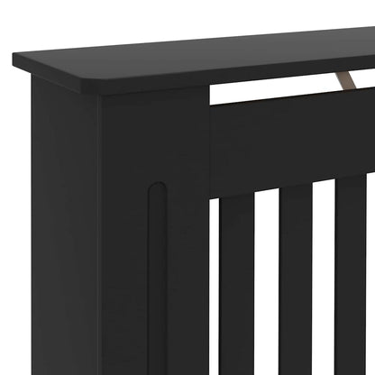 Heizkörperabdeckung 2 stk. Schwarz 172 x 19 x 81,5 cm