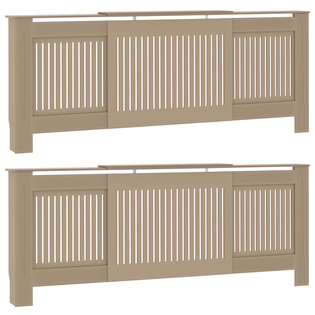 Heizkörperabdeckung 2 stk. Sonoma-Eiche 205 x 20,5 x 81,5 cm