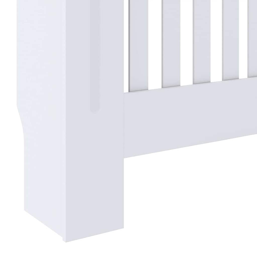 Heizkörperabdeckung 2 stk. Weiß 78 x 19 x 81,5 cm Holzwerkstoff