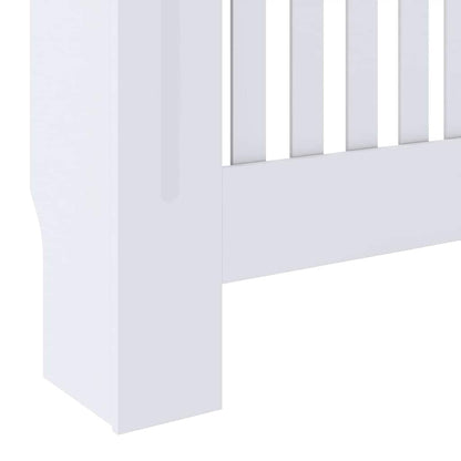 Heizkörperabdeckung 2 stk. Weiß 78 x 19 x 81,5 cm Holzwerkstoff