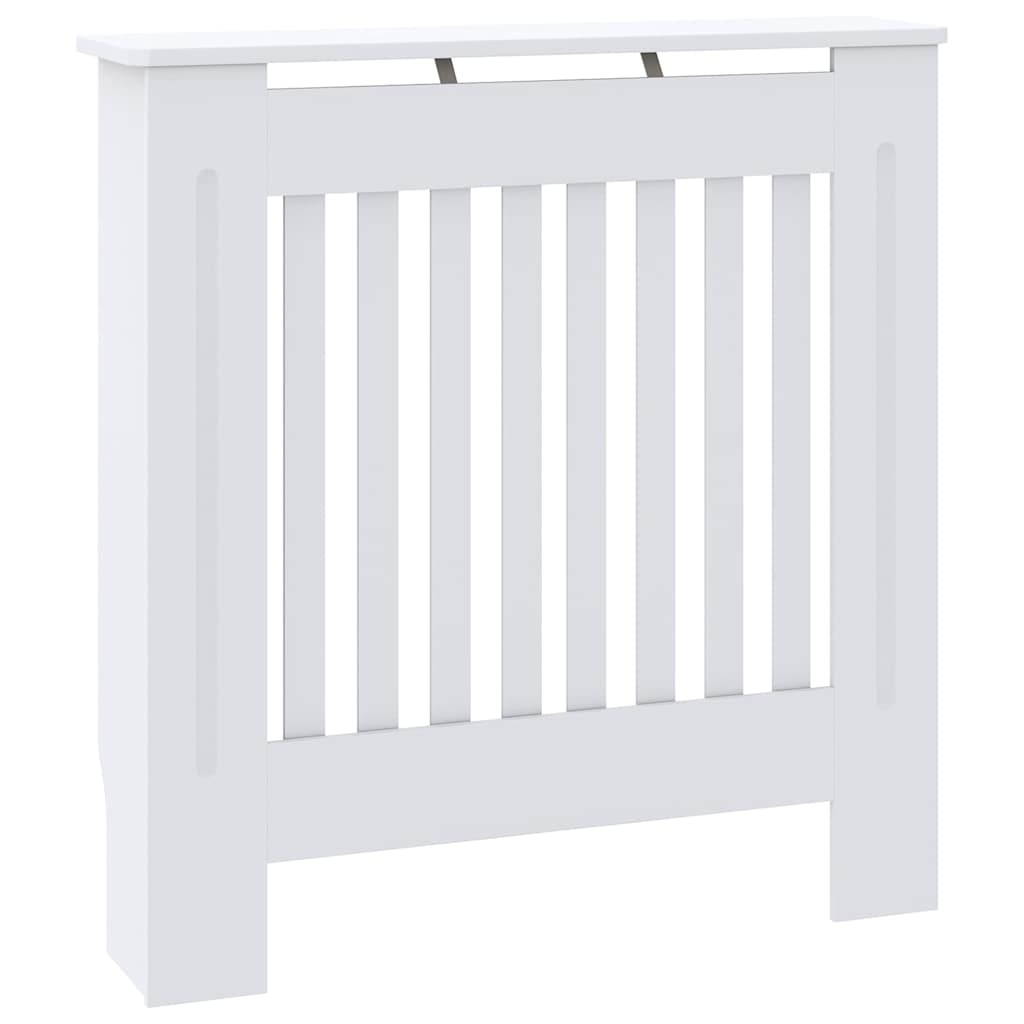 Heizkörperabdeckung 2 stk. Weiß 78 x 19 x 81,5 cm Holzwerkstoff