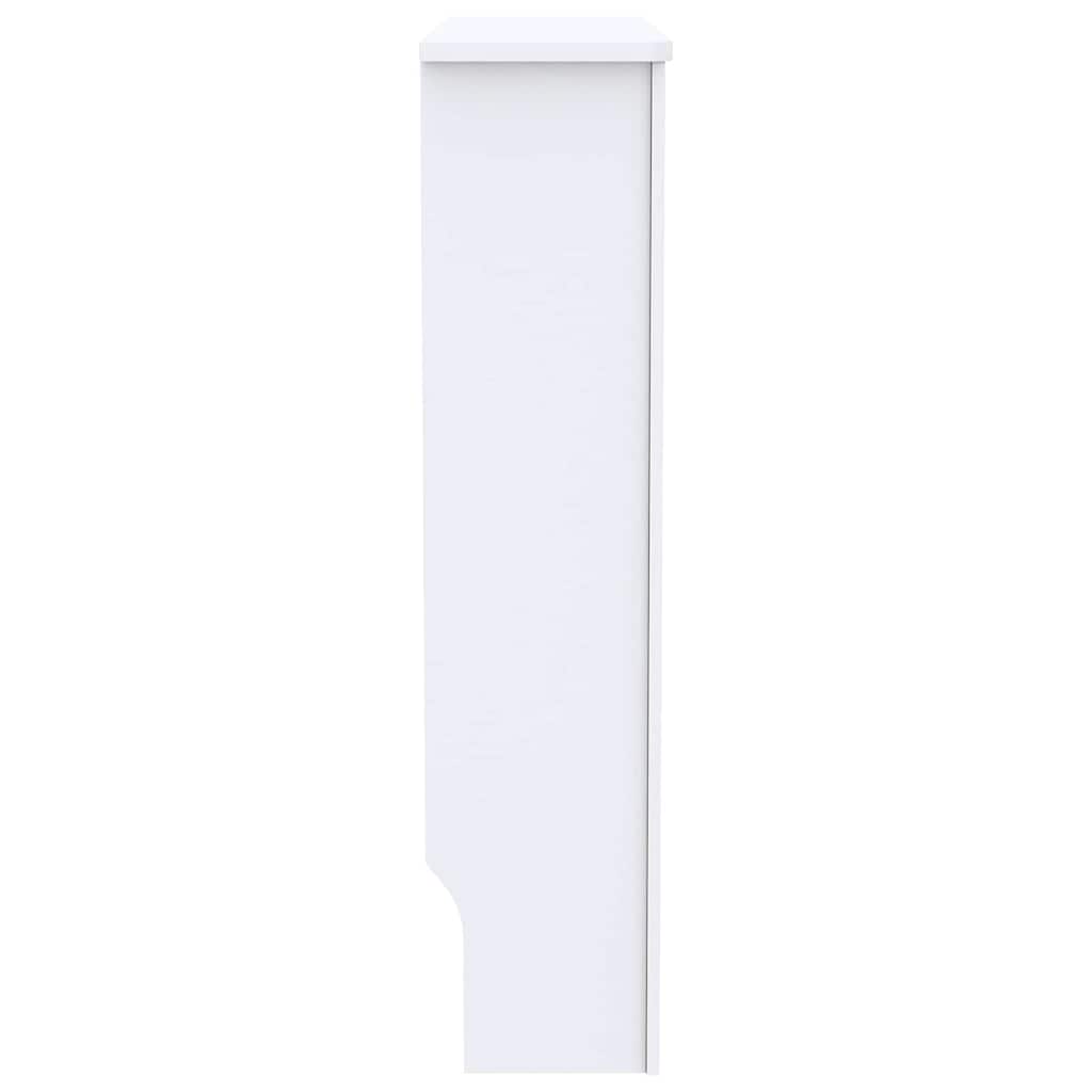 Heizkörperabdeckung 2 stk. Weiß 78 x 19 x 81,5 cm Holzwerkstoff