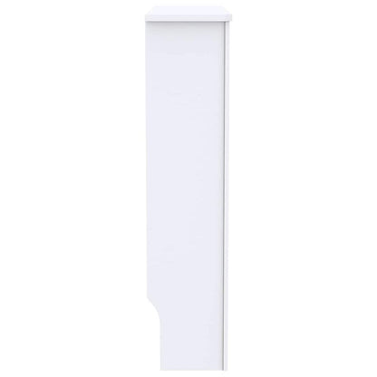 Heizkörperabdeckung 2 stk. Weiß 78 x 19 x 81,5 cm Holzwerkstoff