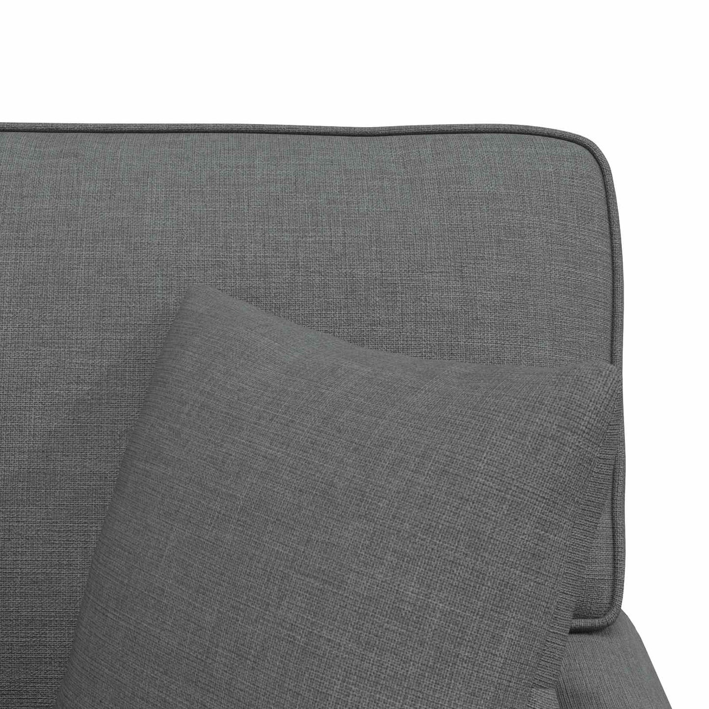 Chaise Lounge mit Rock 3 Stk. Dunkelgrau Stoff 91 x 157 x 91 cm