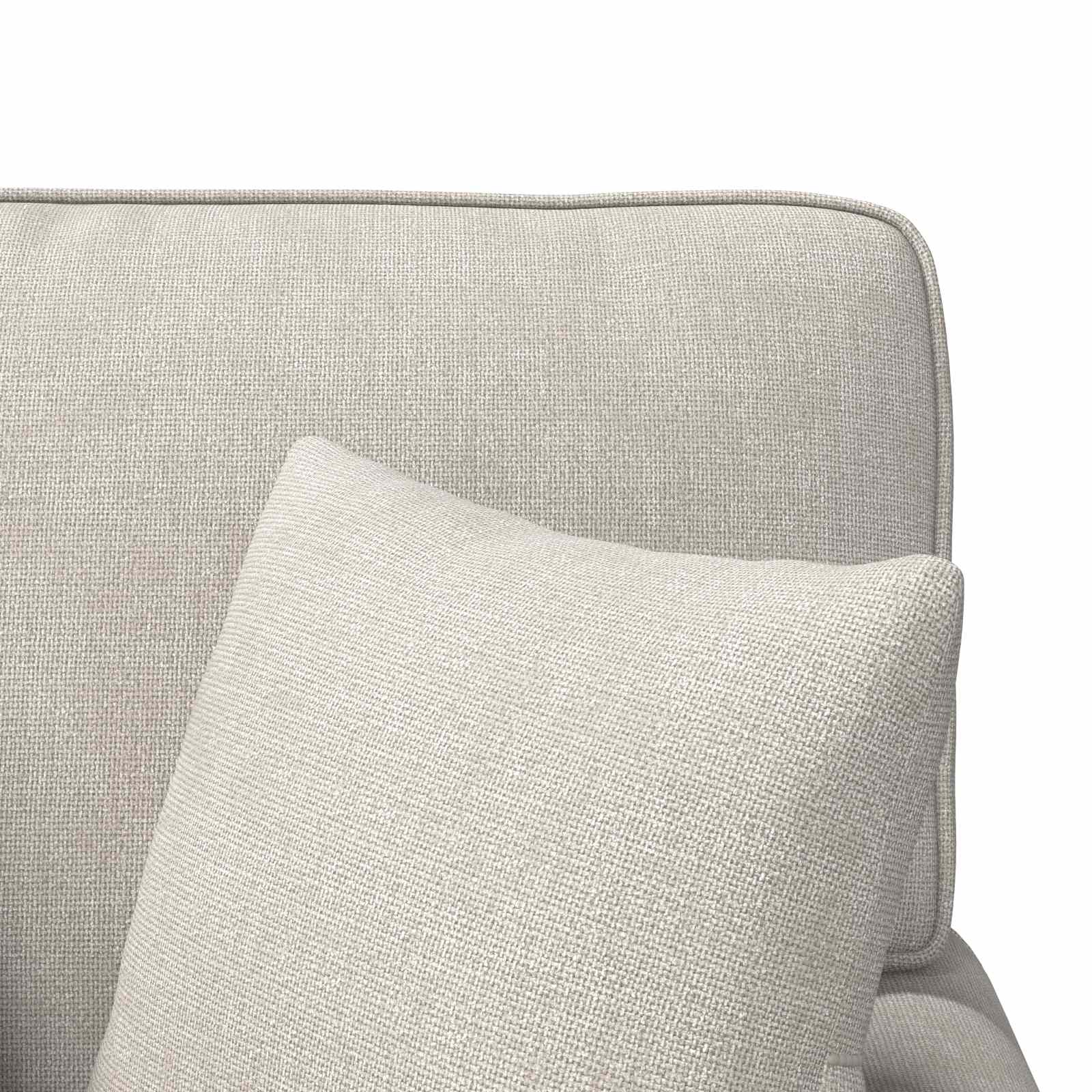 Chaise Lounge mit Rock mit Kissen Creme 157 x 91 x 91 cm ARES