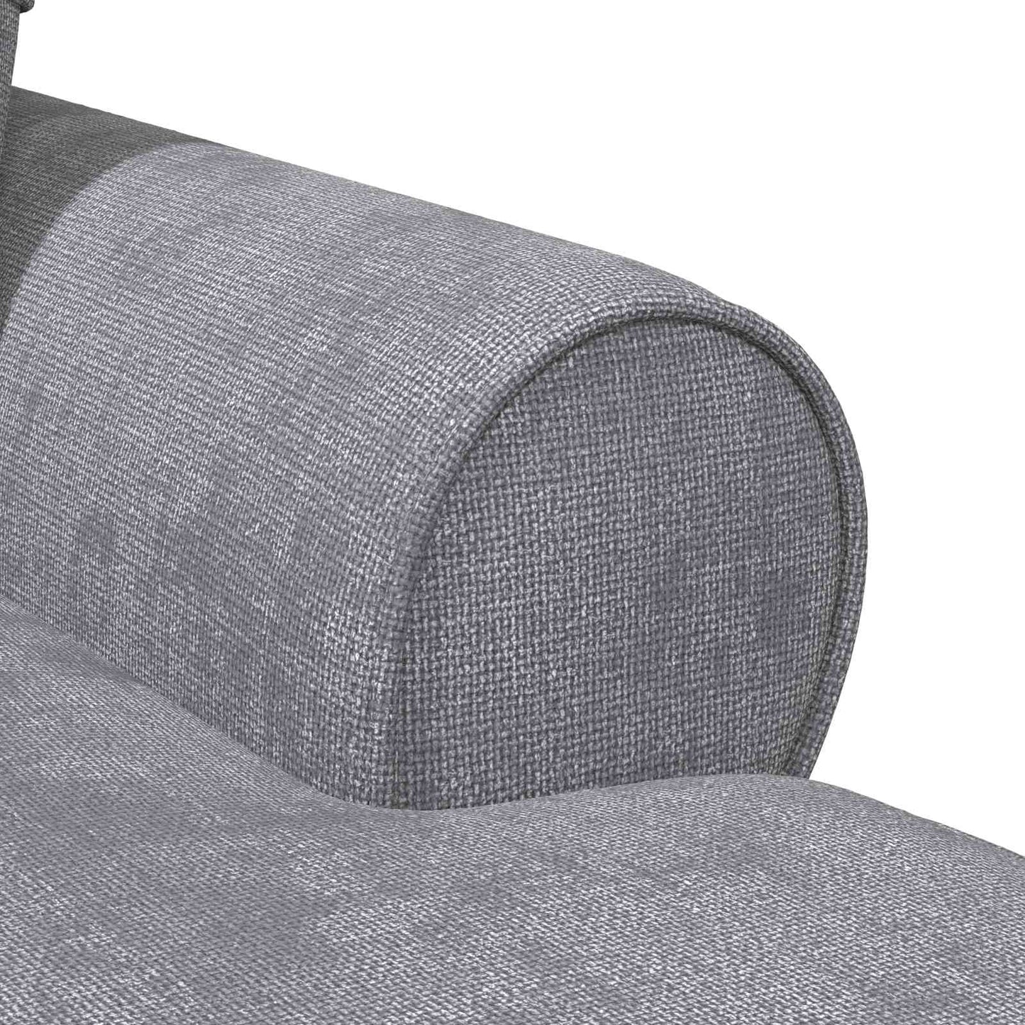 Chaise Lounge mit Rock Hellgrau 157 x 91 x 91 cm ARES