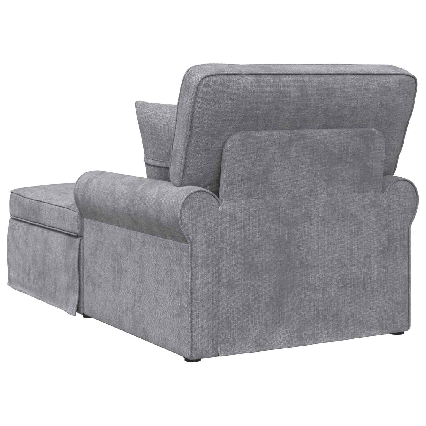 Chaise Lounge mit Rock Hellgrau 157 x 91 x 91 cm ARES