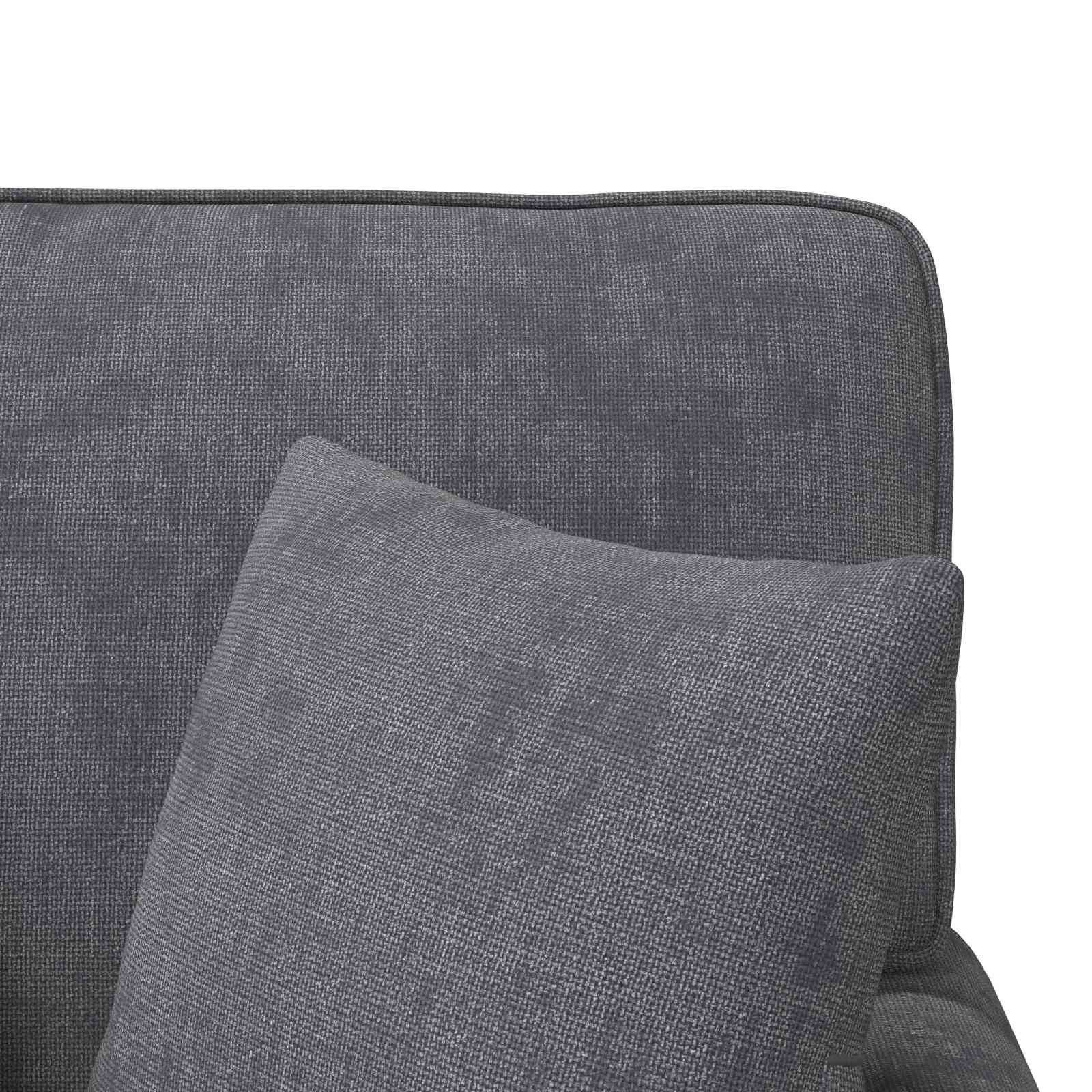 Chaise Lounge mit Rock Dunkelgrau 157 x 91 x 91 cm ARES