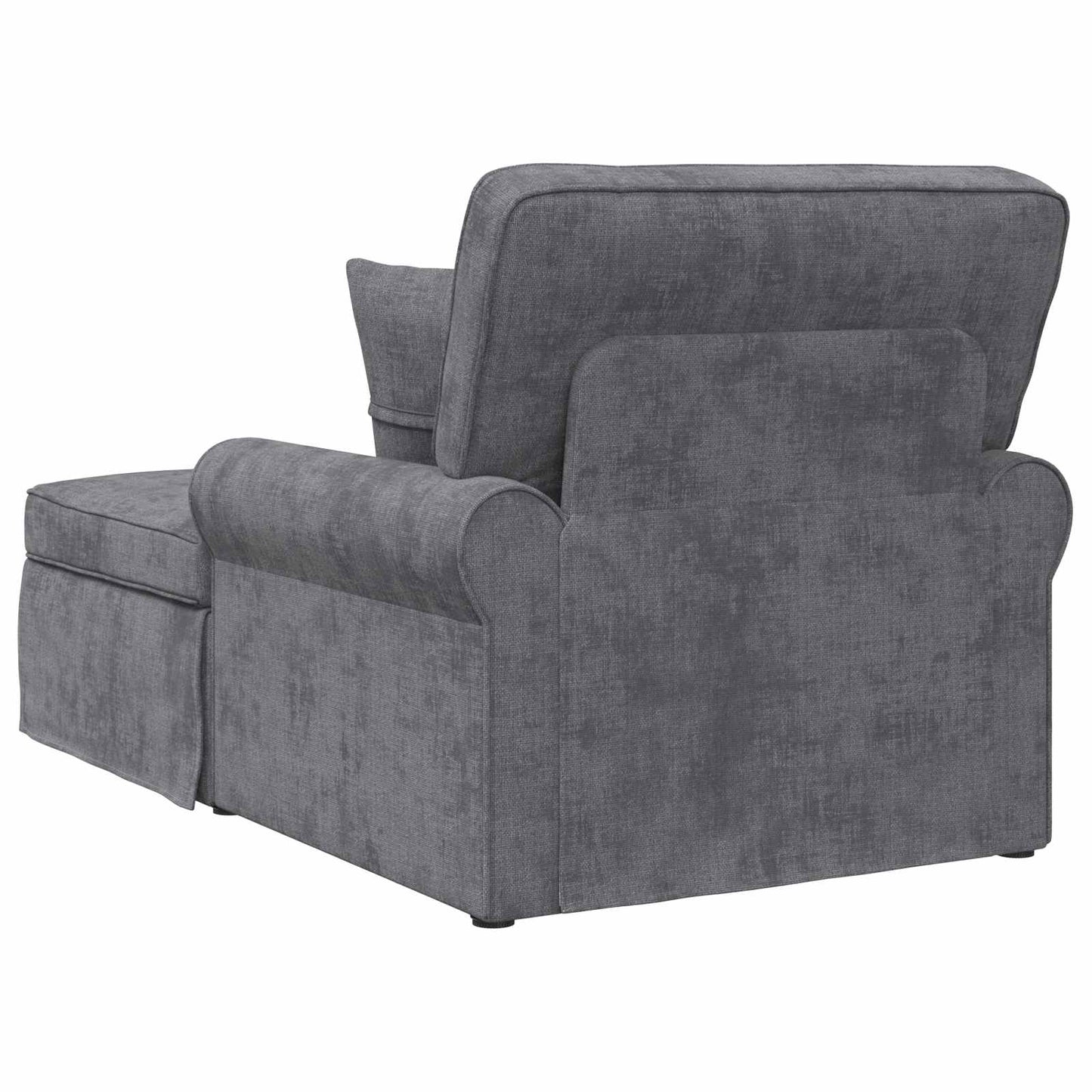 Chaise Lounge mit Rock Dunkelgrau 157 x 91 x 91 cm ARES