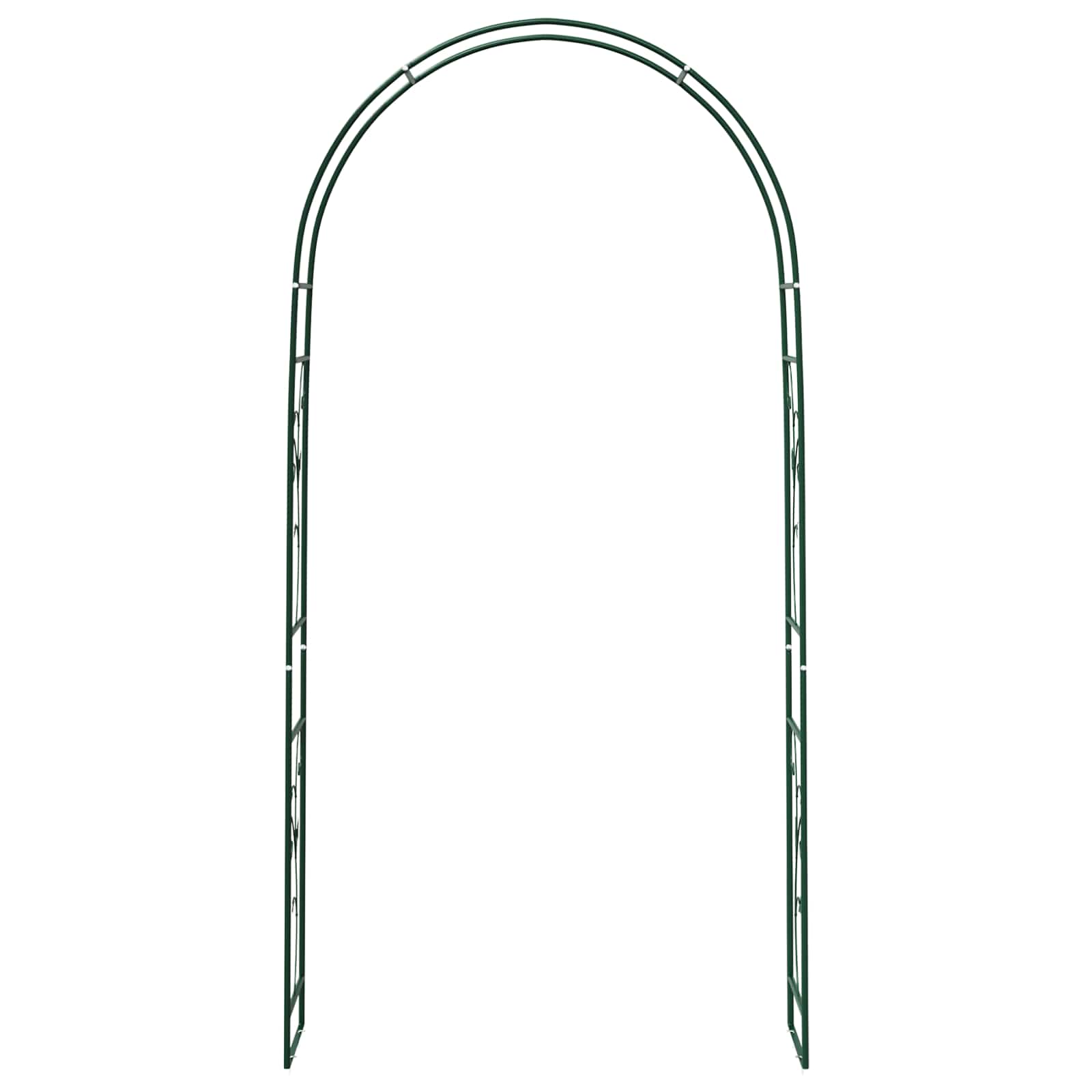 Gartenbogen Grün 115 x 37 x 231 cm