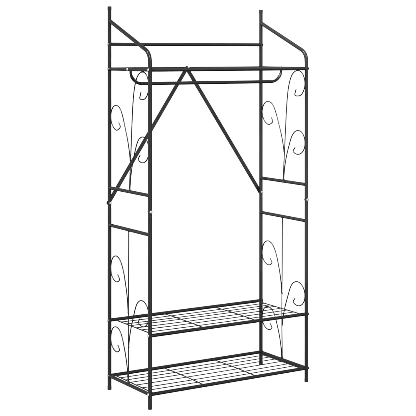 Offener Kleiderschrank Uni 78 x 36 x 158 cm