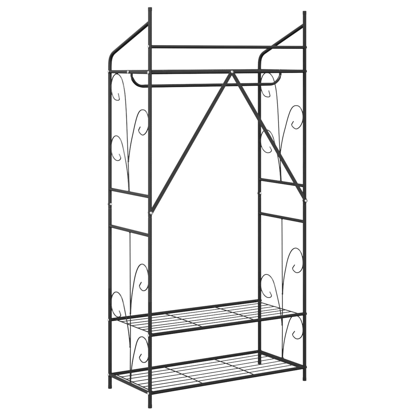 Offener Kleiderschrank Uni 78 x 36 x 158 cm