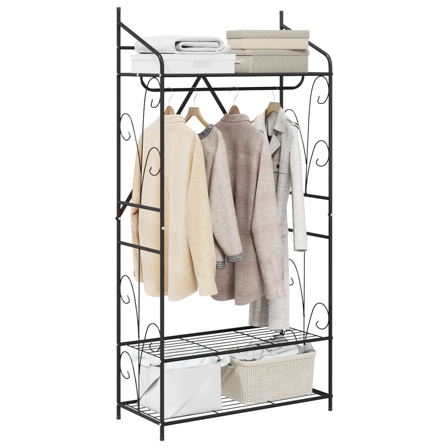Offener Kleiderschrank Uni 78 x 36 x 158 cm
