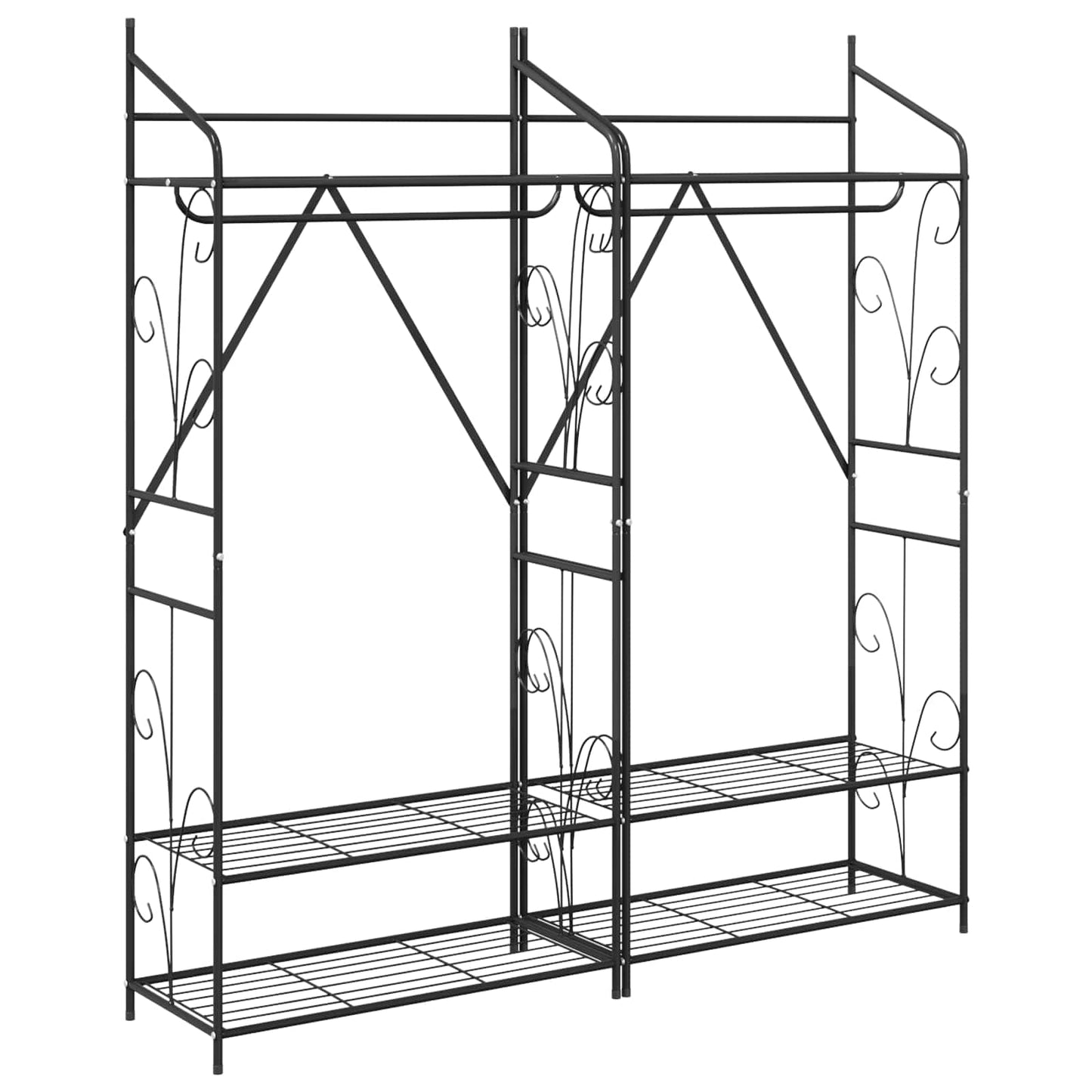 Offener Kleiderschrank 2 stk. 78 x 36 x 158 cm