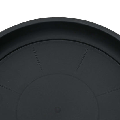 Blumentöpfe 6 stk. Schwarz Ø 30 x 25 cm Kunststoff