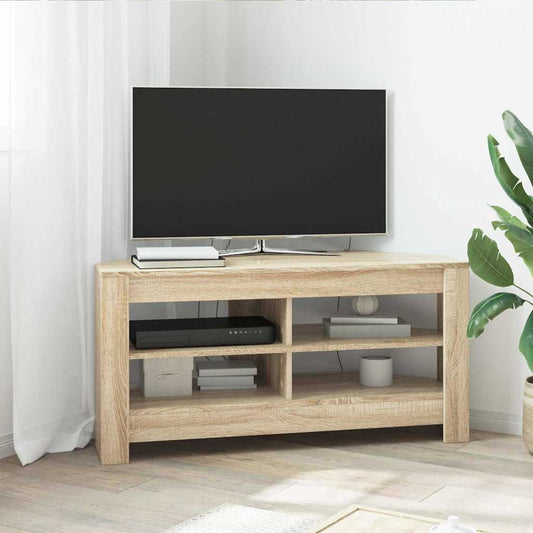 EckTVSchrank 102 x 40,5 x 45 cm Sonoma-Eiche Holzwerkstoff
