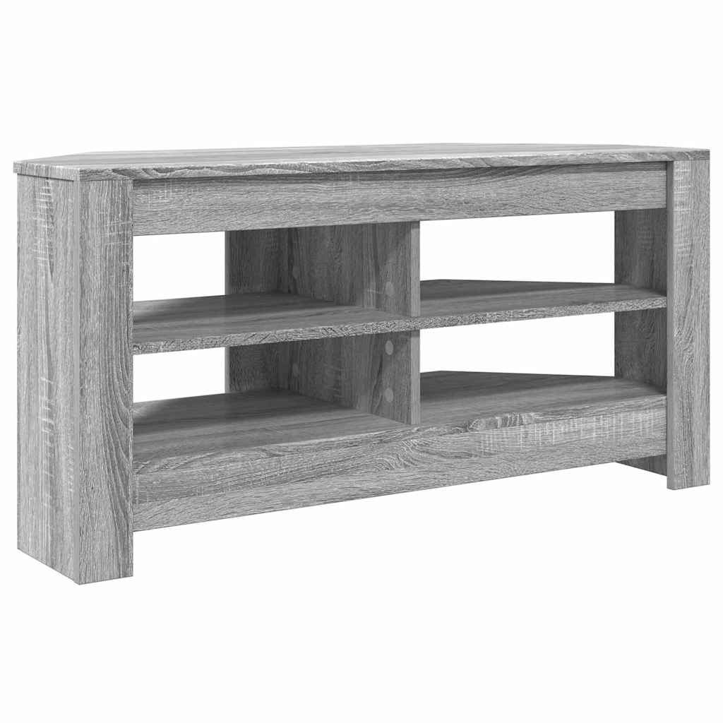 EckTVSchrank 102 x 41 x 50 cm Sonoma-Grau Holzwerkstoff