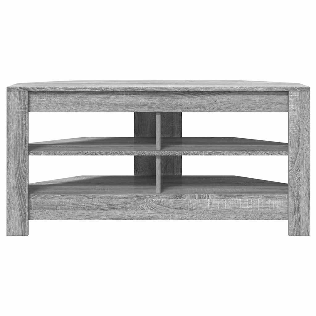 EckTVSchrank 102 x 41 x 50 cm Sonoma-Grau Holzwerkstoff