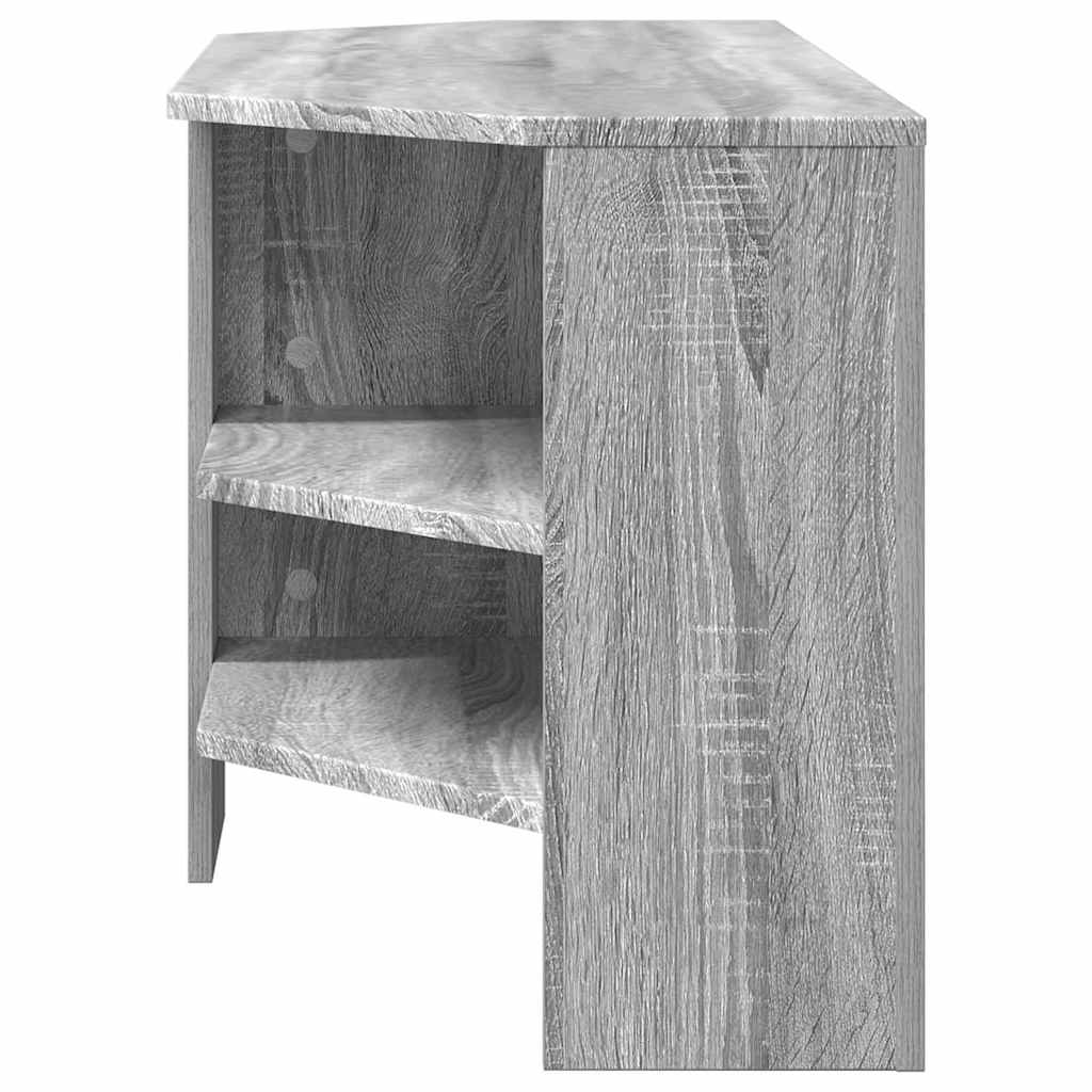 EckTVSchrank 102 x 41 x 50 cm Sonoma-Grau Holzwerkstoff