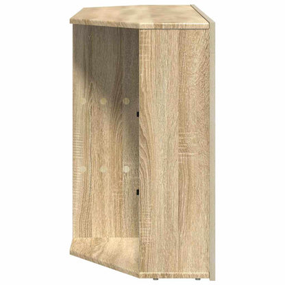 Eck-LED-TV-Schrank 100x40x68cm Sonoma-Eiche Holzwerkstoff
