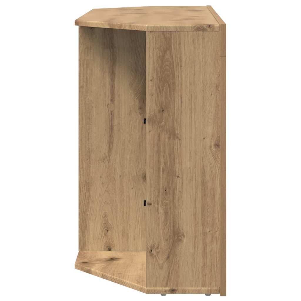 Eck-LED-TV-Schrank 100x40x68cm Artisan-Eiche Holzwerkstoff