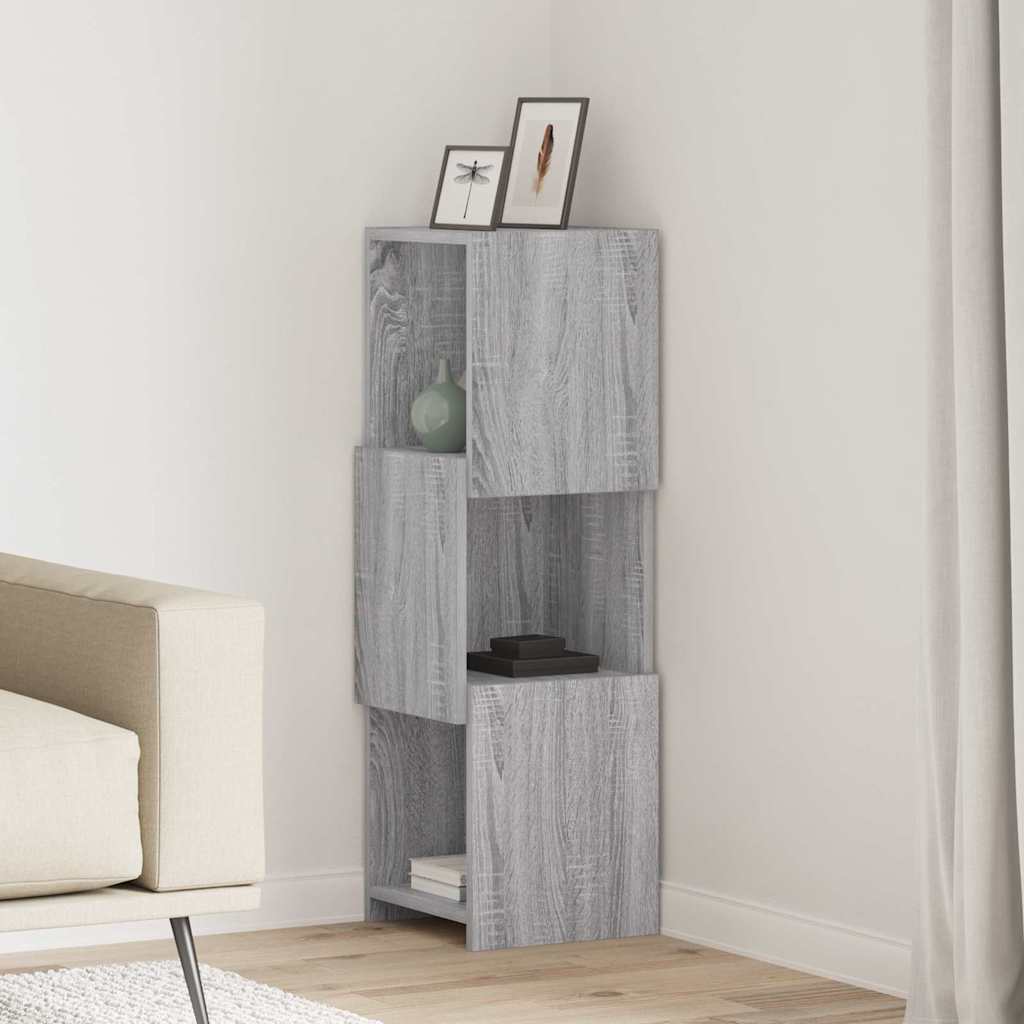 Eckschrank 30,5x30x95cm Holzwerkstoff Sonoma-Grau