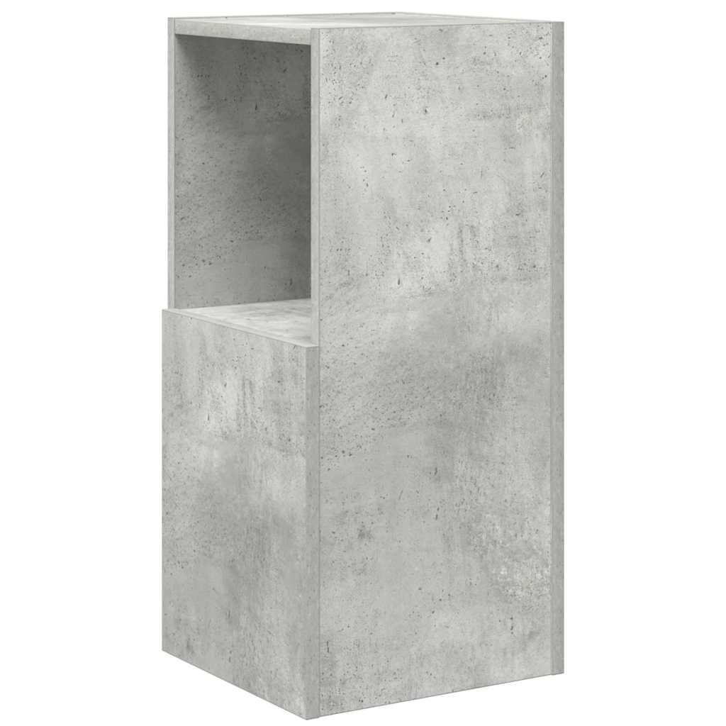 Eckschrank 30,5x30x65cm Holzwerkstoff Betongrau