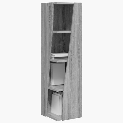 Eckschrank 27,5x27x102cm Holzwerkstoff Sonoma-Grau