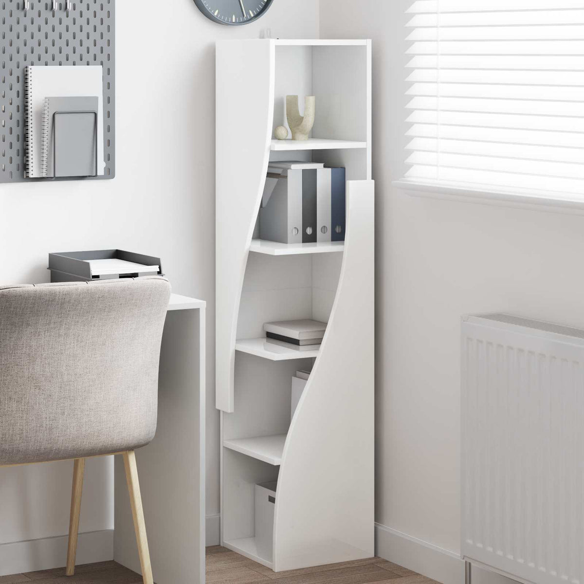 Eckschrank 32x32x140cm Holzwerkstoff